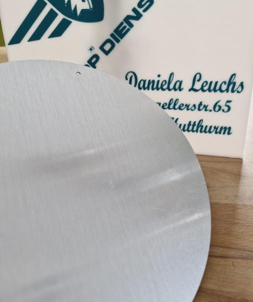 Zündapp Werbeschild aus Blech - Zündapp Motorräder - rund 20cm Durchmesser